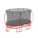 Large Oval Trampoline
